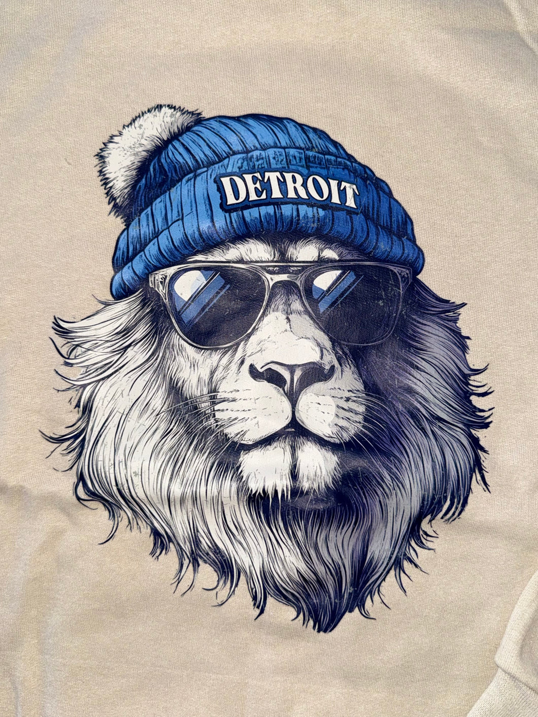 Detroit Lions Adult Graphic Sweatshirt