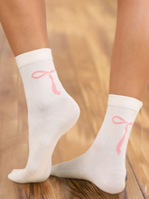 Load image into Gallery viewer, Ribbon &amp; Bow Printed Socks
