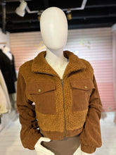 Load image into Gallery viewer, Giving All The Feels Corduroy Sherpa Jacket
