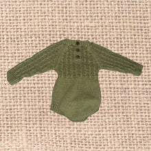 Load image into Gallery viewer, Olive You More Baby Sweater Romper
