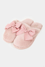 Load image into Gallery viewer, Fluffy Bow Decor Slippers
