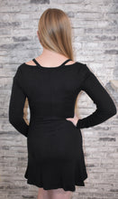 Load image into Gallery viewer, Simply Perfection Dress with Cut Out Shoulders (P.s. I have pockets)
