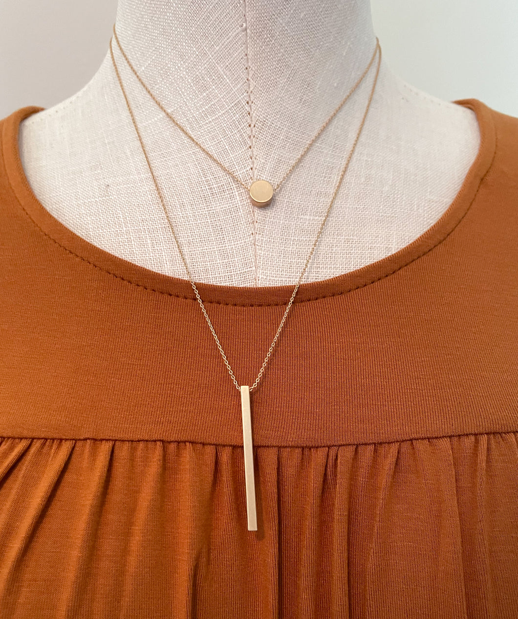 Double Layered Gold Necklace