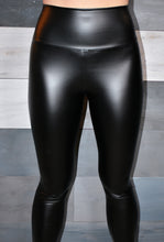 Load image into Gallery viewer, Black Faux Leather Leggings
